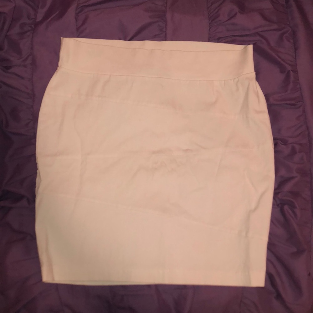Charlotte Russe White Midi Skirt